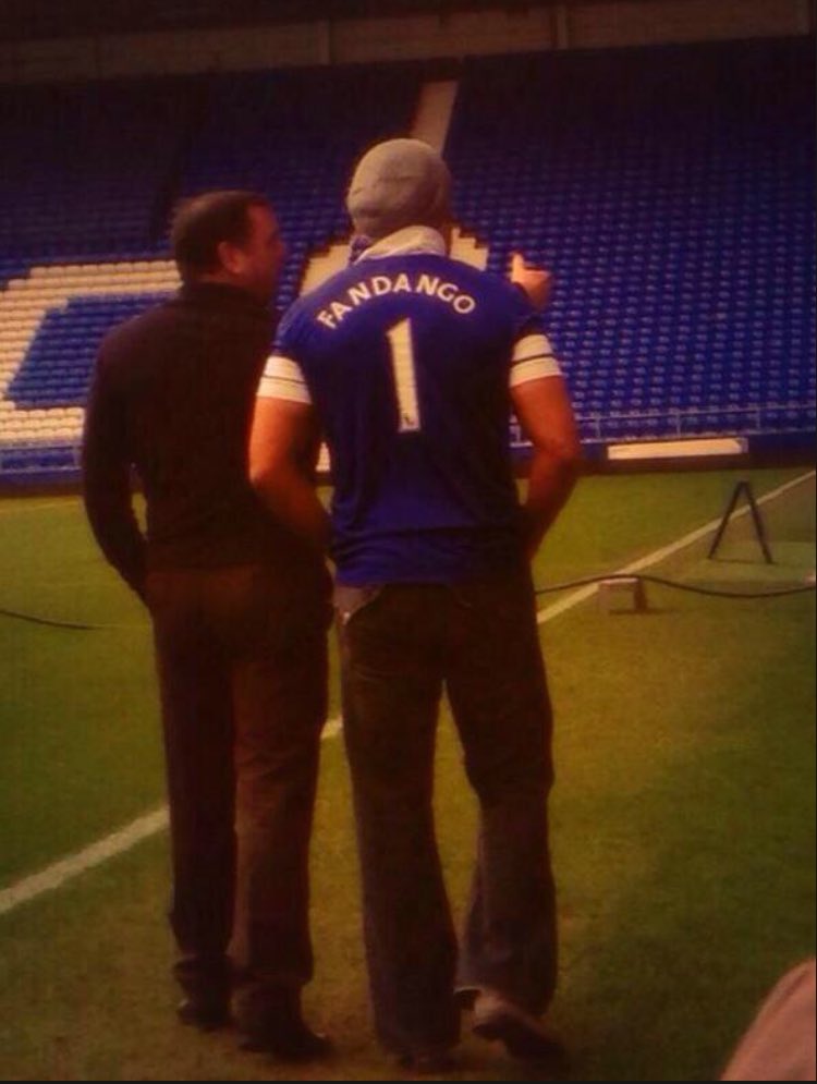 Wrestling_Memes's tweet photo. Remember that time there was a #FandangoRevolution and then @Everton signed a new keeper? @WWEFandango https://t.co/4Yh4wklFoj