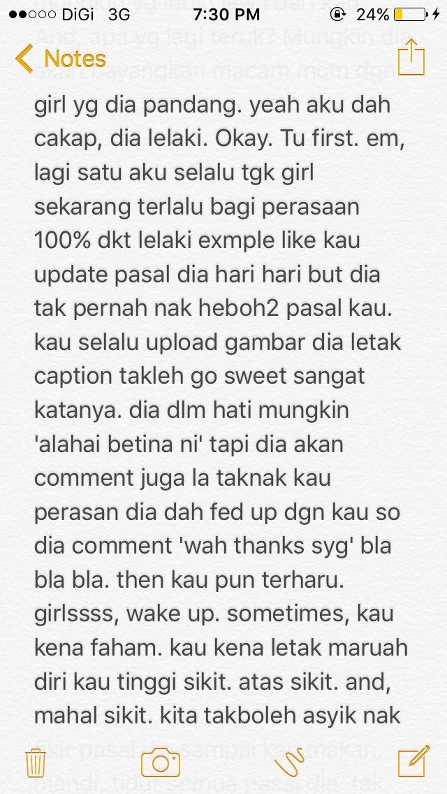 heyeyna's tweet photo. Nah, bace ni perempuan. Take note gila kalau ada niat nak baca ni and pls juga baca sampai ke titik terakhir 🎈 https://t.co/uixtPZW0sh