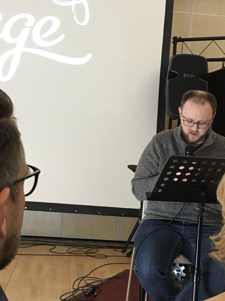 "Your area of weakness is where God can give you a miracle" - Richie Price preaching at Vintage Church this morning