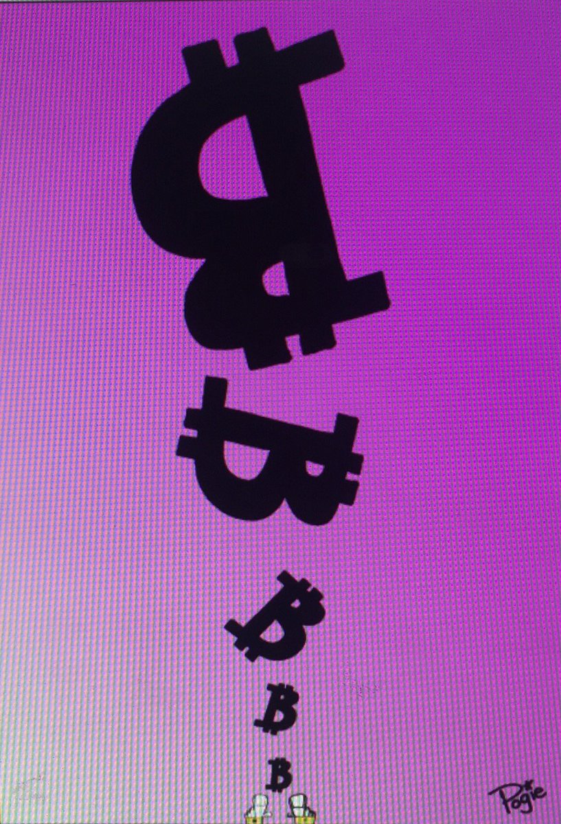 pogielicious's tweet photo. #bitcoin #bitcoinart #B https://t.co/CicklIpWsN