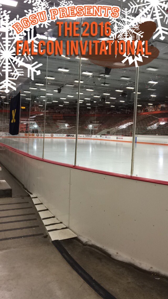 FalconInvite's tweet photo. Good MOOOOORNING from @BGSUIceArena, get ready for one more day of the #FalconInvitational https://t.co/0aKXby8Skn