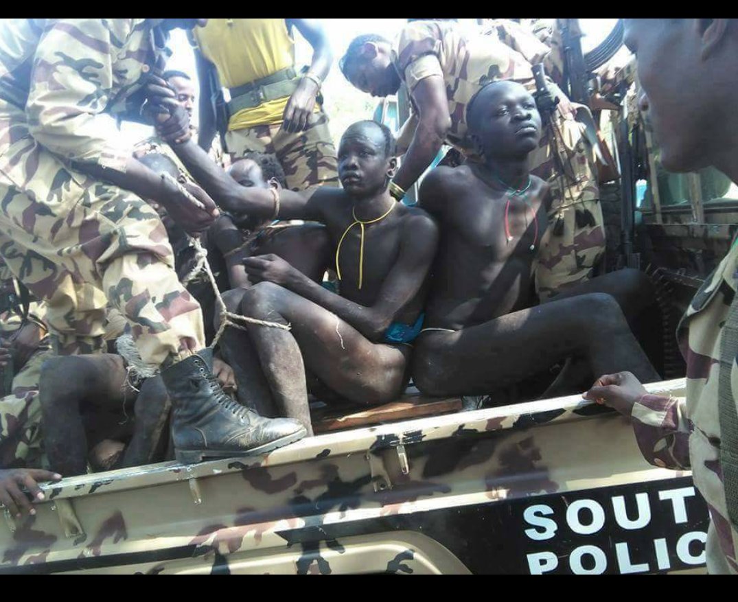 AmbassadorEstif's tweet photo. “Surma ethnic group of lower Omo strangled up like a slave 4protesting land grab #Ethiopia #SurmaProtest https://t.co/MqVIXTxB8Z” #Eritrea