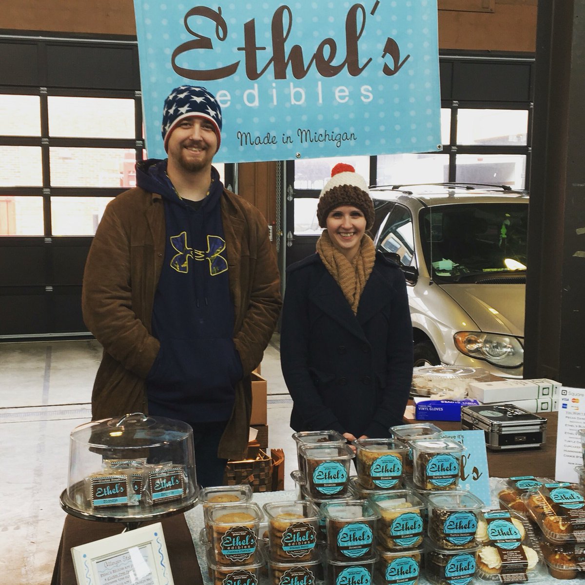 EthelsBaking's tweet photo. Sharing @EasternMarket #decadence #gutenfree #pecandandy #EthelsTeam #Detroit #WhereWeStarted #MadeInMichigan https://t.co/2tauqDnZb5