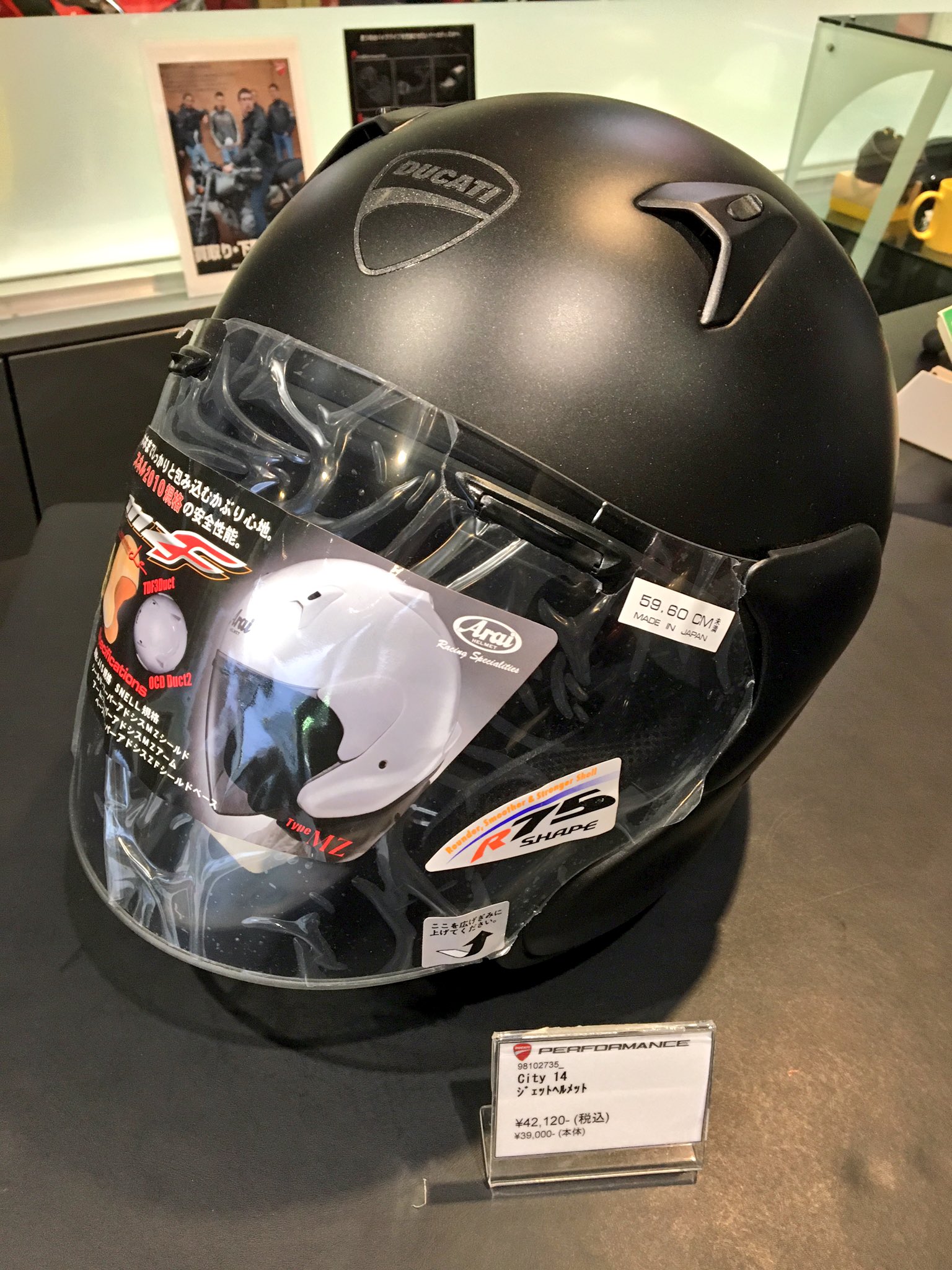 Arai x DUCATI ヘルメット アライ ドゥカティ ジェットヘルメット 