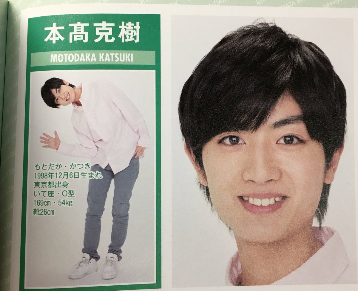 ジャニーズJr.早売り 個人ページ、本高克樹