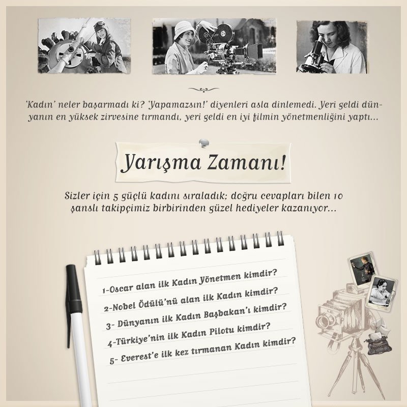 MadameCocoTR's tweet photo. Kadınlar Günü özel Facebook yarışmamız başladı! https://t.co/udxv74CguS https://t.co/vlU8WMOzRh
