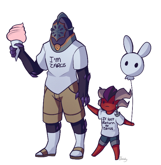 RuneScape's tweet image. *We found this pic of &apos;Dadros&apos; and mini-Nex, from RedBraces on Reddit.*

We thought it was pretty adorable.