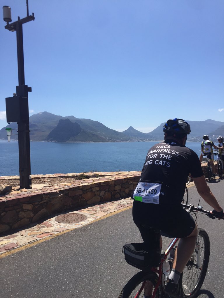 MapsMaponyane's tweet photo. The Devil's Brother - Chapman's Peak. One of the toughest hills you can take on. #CTCycleTour #RideForNature https://t.co/gHSjX1Bb2H