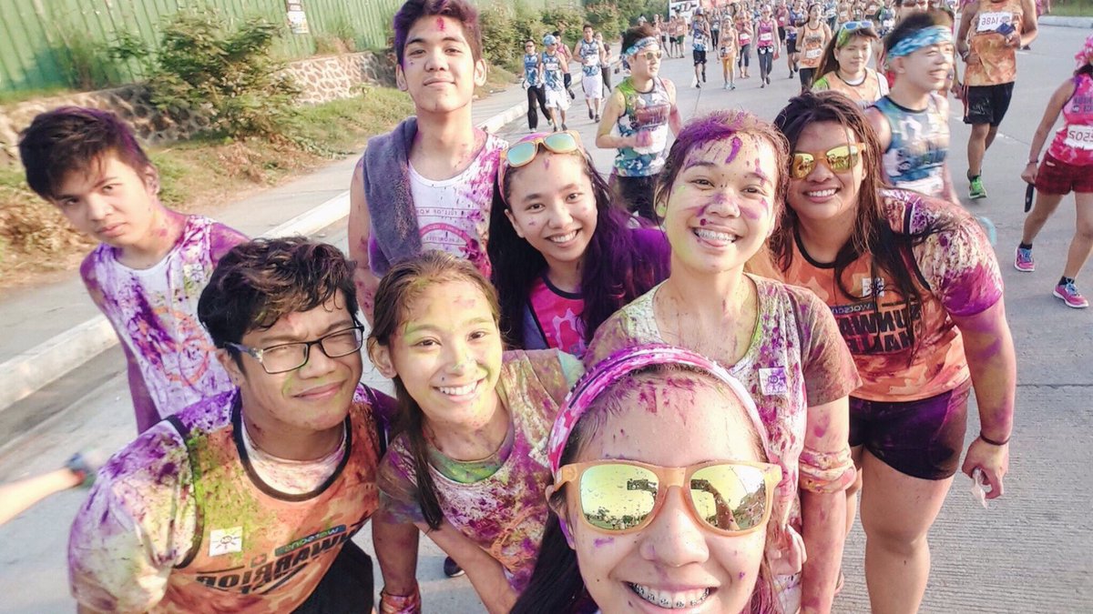 gigiitolentino's tweet photo. Had the best day at Color Run Manila 🔥💯💪🏻💕 @ColorManila #SunWarriorChallenge https://t.co/U6H68203fS