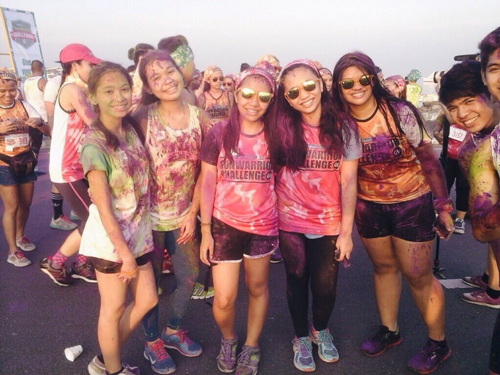 gigiitolentino's tweet photo. Had the best day at Color Run Manila 🔥💯💪🏻💕 @ColorManila #SunWarriorChallenge https://t.co/U6H68203fS