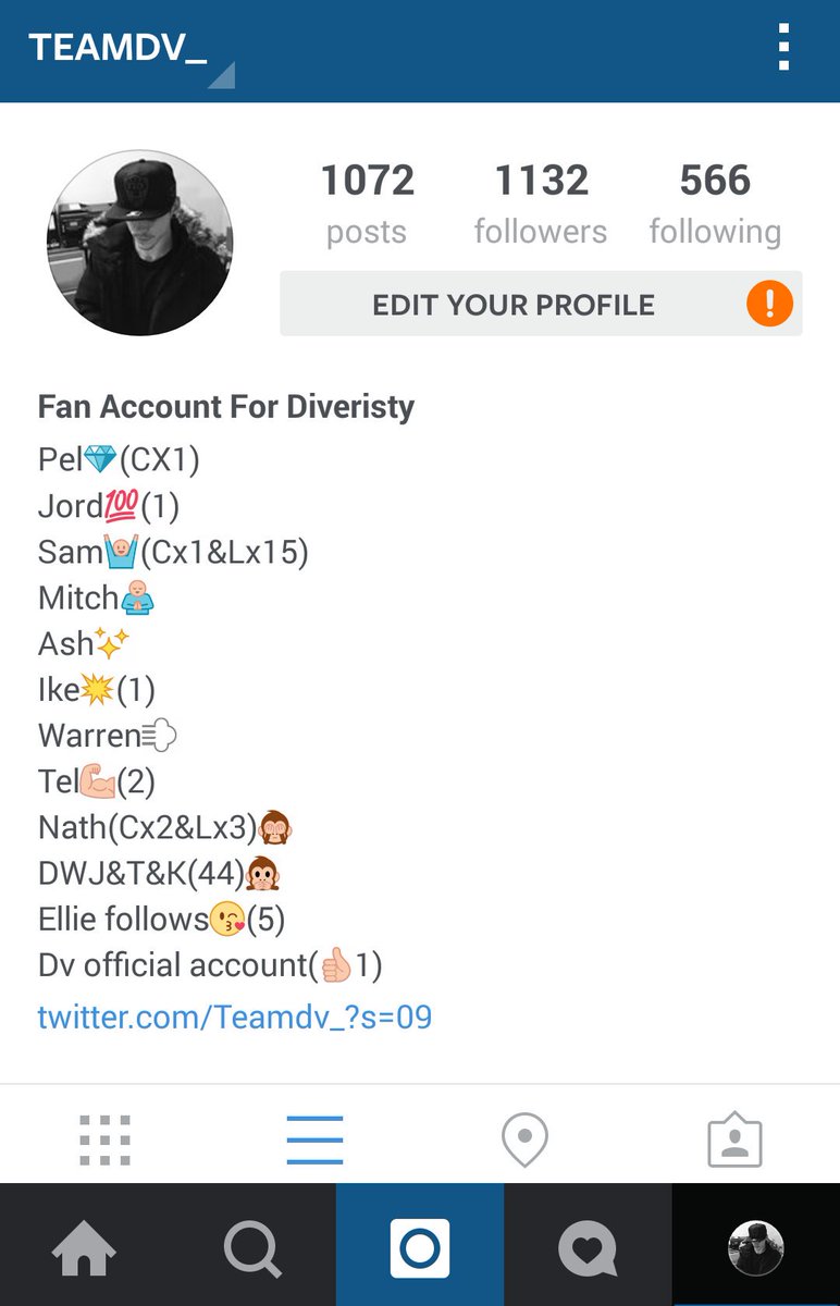 Teamdv_'s tweet photo. This is my Diversity Fan Account on Insta go follow🙌❤🎉 https://t.co/aE8PIdWuxy