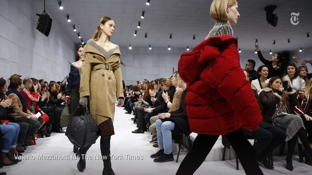 NYTFashion's tweet photo. Our fashion critic @vvfriedman reviews Demna Gvasalia's @Balenciaga debut https://t.co/qPvjSB4bZm https://t.co/Ue0LCdVsLH
