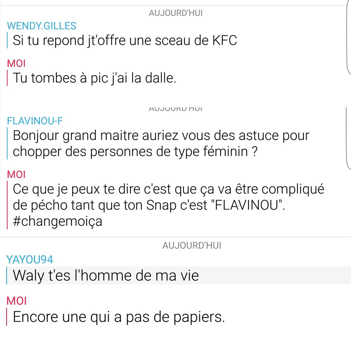 WalyDIA's tweet image. Ce qui se passe sur mon Snap... #vousêtesbizarremaisjevousaime