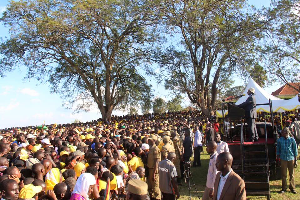 AbetterUganda_'s tweet photo. President elect @KagutaMuseveni attending the NRM victory Party at Boma Grounds Mbarara yesterday . #AskTuongee207 https://t.co/1WiQ0UlRIq