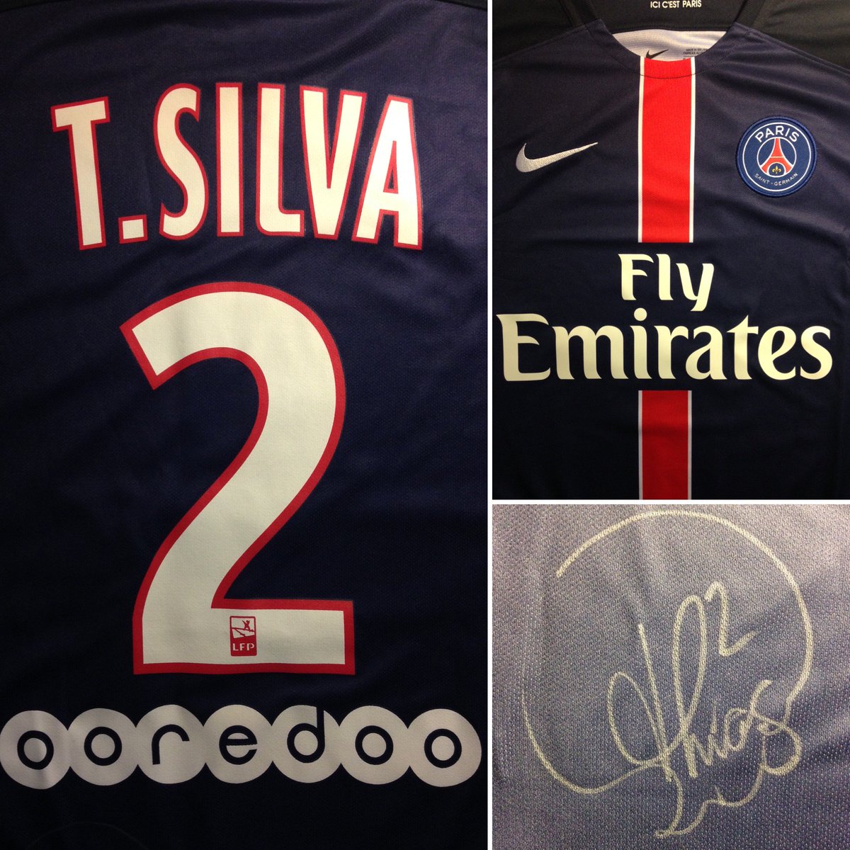RT ce message et tentez de gagner ce maillot dédicacé du <a href="/PSG_inside/">Paris Saint-Germain</a> / Follow <a href="/beinsports_FR/">beIN SPORTS</a> pour jouer #LECLUBSILVA