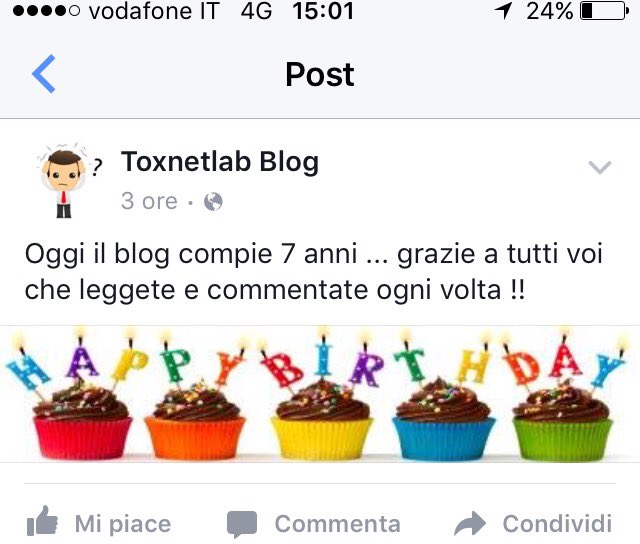Mr_Tozzo's tweet image. Oggi il blog compie 7 anni !!! #Toxnetlab #blog
