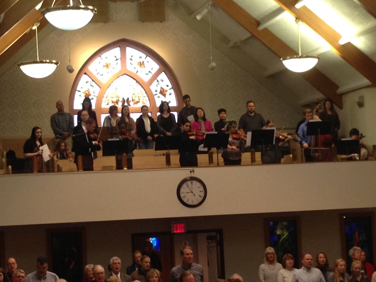 What a beautiful sight and sound this morning. Thank you to these young musicians.