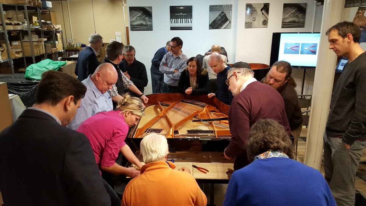 Piano Tuners Association workshop at Forsyths 2016