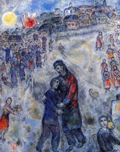 Facciamo festa!  #figliolprodigo #Chagall