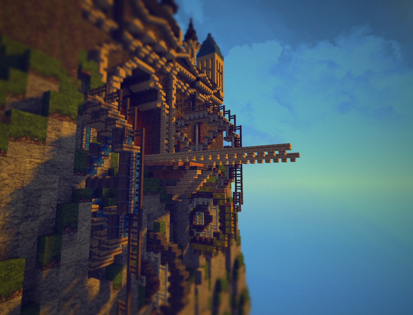 Hagi マイクラ建築60分一本勝負 テーマ 歯車 滑車 T Co ynmcaptf Twitter