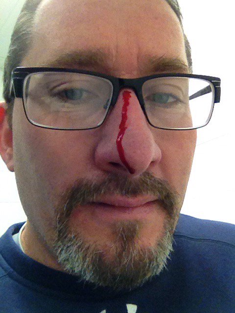 jlavigne1640's tweet photo. Things got a little rough in the parking lot after the game #rollau https://t.co/nltZXCGi5M