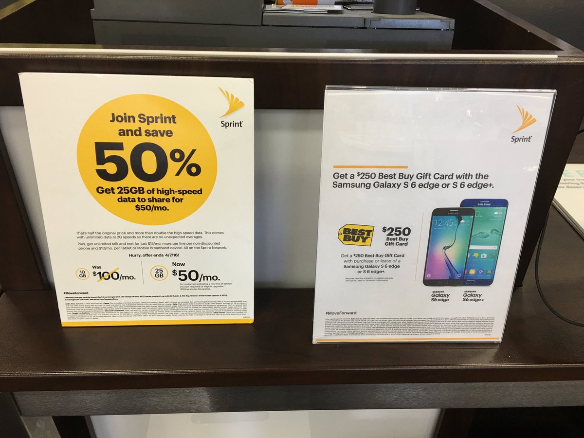 A_Knight777's tweet photo. Cust taking advantage of both promos and switching to Sprint! 1 new line from BBY! @ErikNKC @TimMiller44 @KsSprint https://t.co/leCYPjiTe5