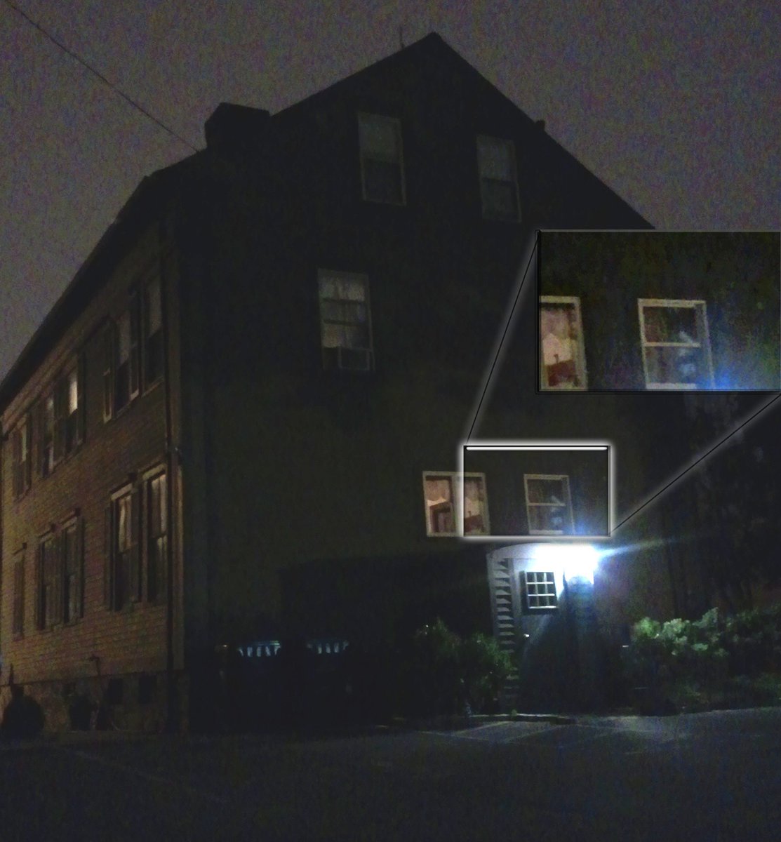 TheHelmey's tweet photo. There's a #LizzieBorden house pic that's making the news. I took this shot after we finished filming. Awesome place https://t.co/zokzF37FsM