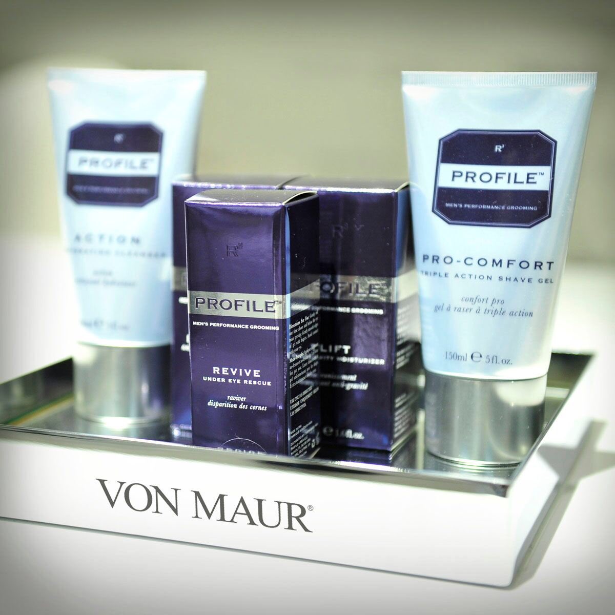 Profile4Men's tweet photo. Our family just got a little bigger... #Profile4Men is now available at @Von_Maur! https://t.co/R1XrauWkBD https://t.co/YOj4ezOyYY