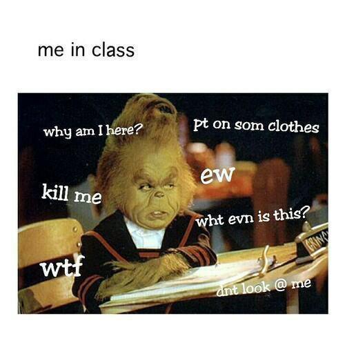 StumblerVideos's tweet image. Me in class