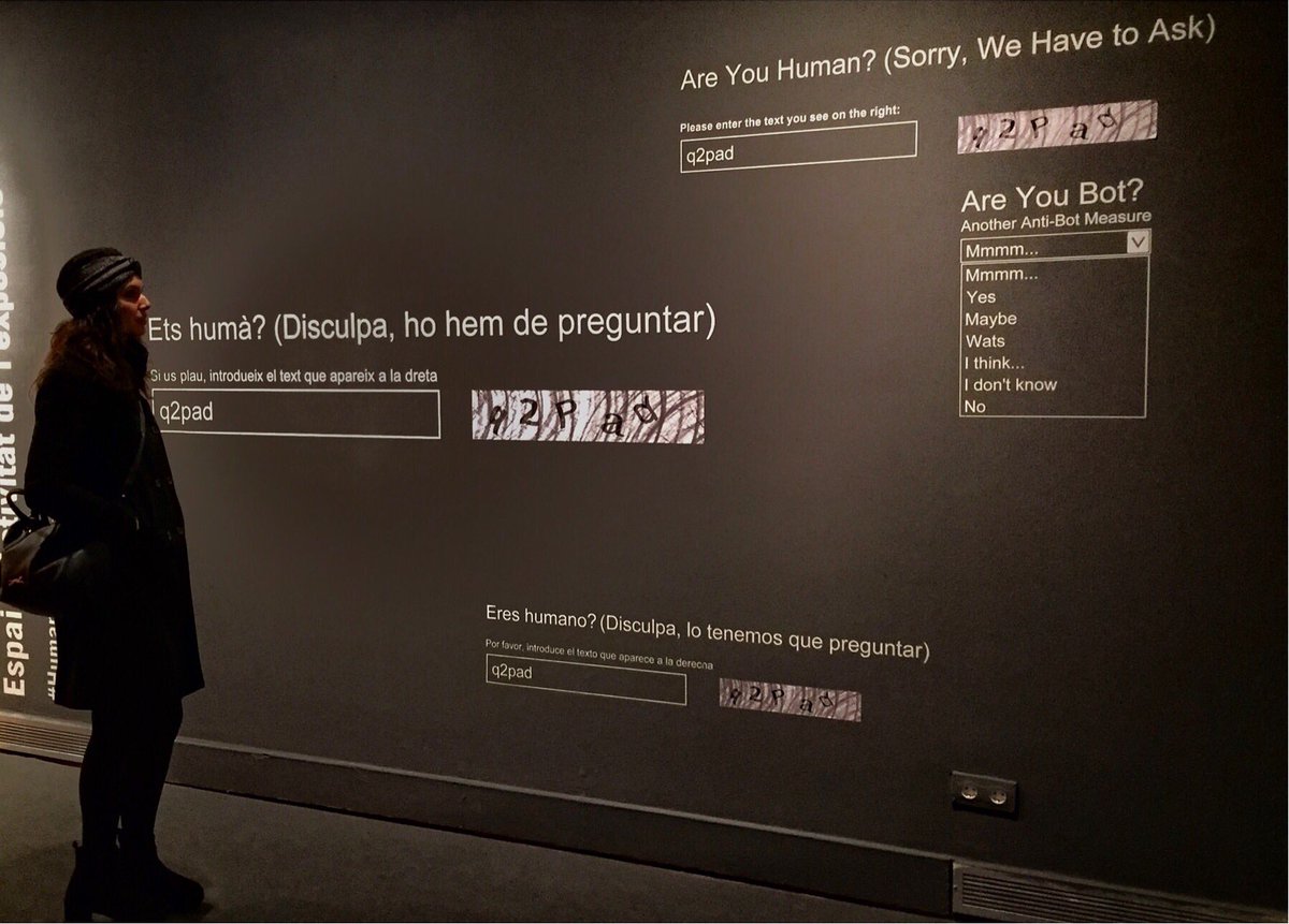 marta_bueno's tweet image. Are you human? Not at all 💻
#humanscccb #cccb #barcelona #humans