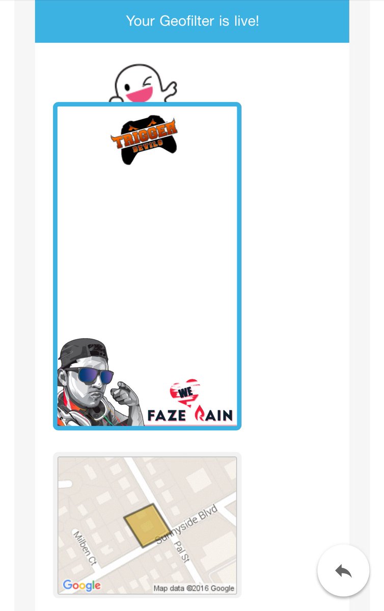 TriggerDevils's tweet photo. We may have bought this geofilter over the @FaZeClan house. Can we get @FaZe_Rain to see it?? 
@FaZeApex @FaZeAdapt https://t.co/E0BfGjLGLb