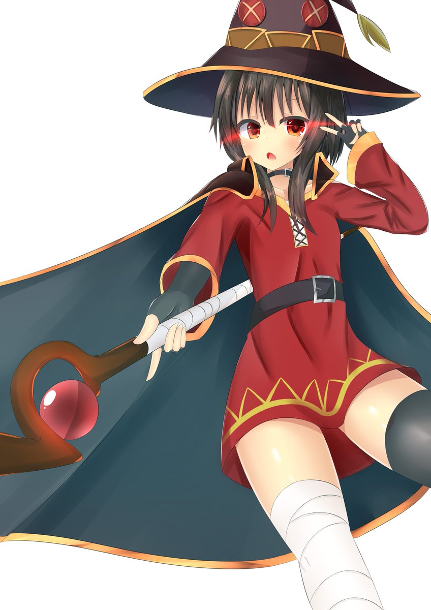 めぐみんが可愛かったので描きました(๑•̀ㅂ•́)و✧ 