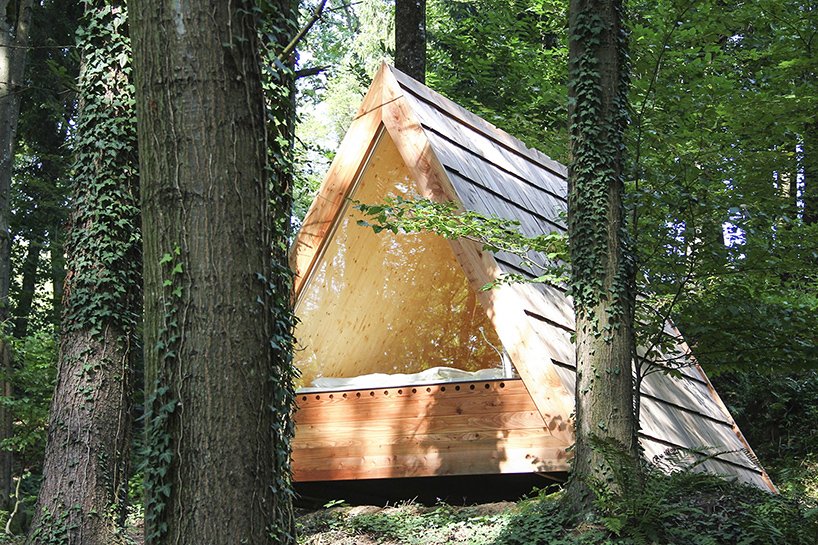 Maxime Duprez On Twitter Green Design Triangular Cabins Deep