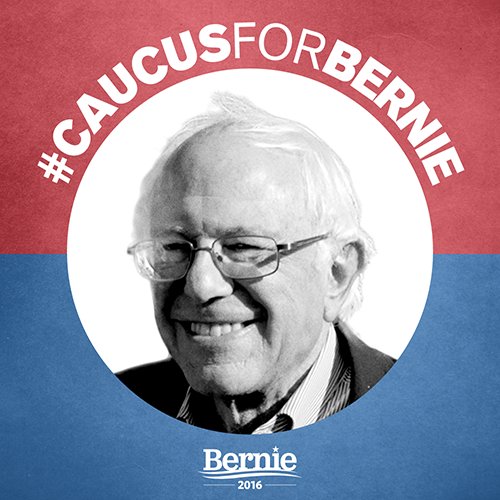 SocraticL_OLD's tweet photo. The #MaineCaucus is today! Here's to hoping you're feeling the Bern &amp; head out to #CaucusForBernie! #NotMeUs https://t.co/jIErOGLnkS
