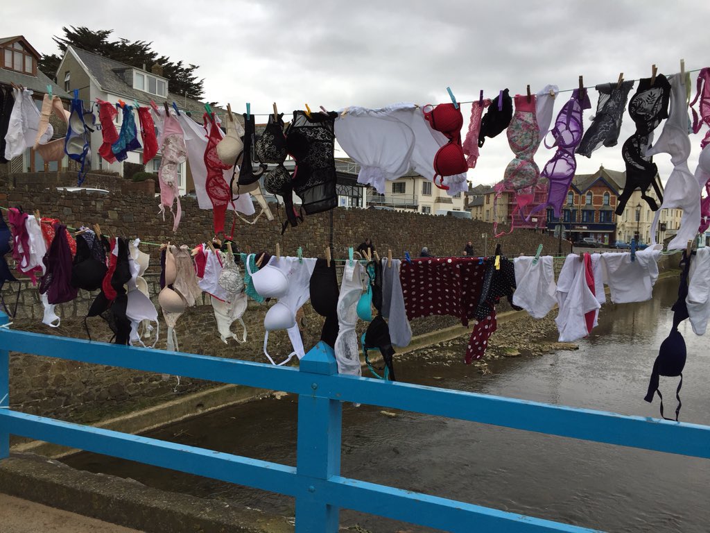 What a load of pants! Loving it #mothersday #underwear #bude #lovewhereyoulive #cornwall #airculture