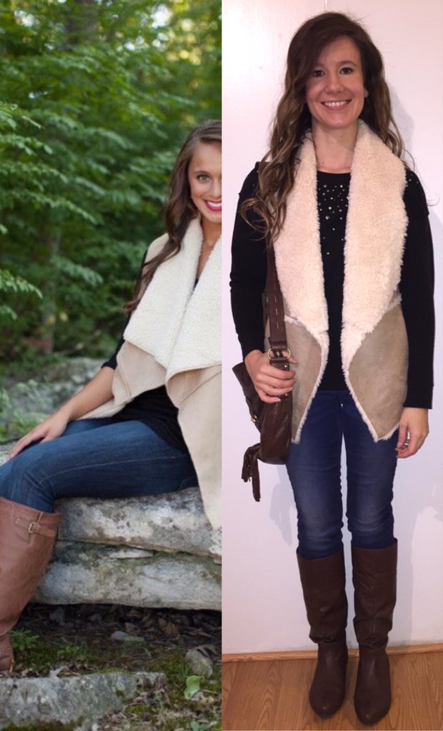 BrandiFashBlog's tweet image. Today on the blog: Faux Shearling Vests

brandisfashionblog.com/2016/03/outfit…

@jcpenney #slouchboots @juicycouture