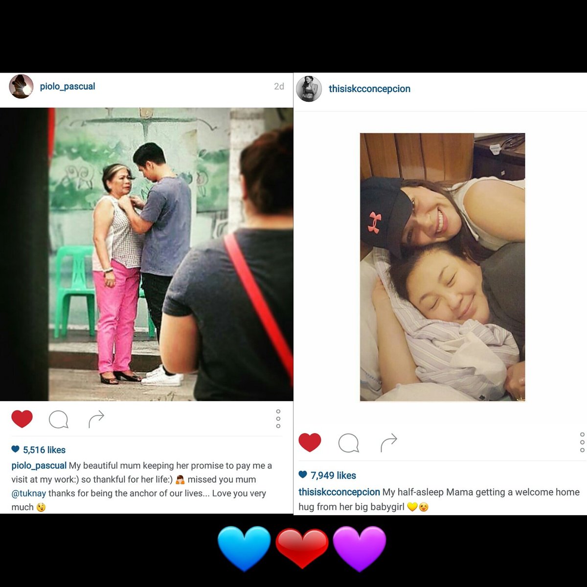 HerzigKristina's tweet photo. Even if the whole world was throwing rocks at u, if u had ur mother at ur back, u'd be ok. ❤ @pjpcom @kc_concepcion https://t.co/ZMQerGMyW1