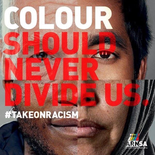 SubeshPillay's tweet photo. #TakeOnRacism #AntiRacismNetwork ##AntiRacismWeek14-21March 
#RacismMustFall 
#HereThereEverywhere Via @sellohatang https://t.co/BHWuZg8Io4