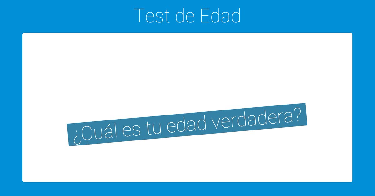 itzfranpvp9's tweet photo. He hecho un test de personalidad para averiguar cual es mi edad mental😂 probad vosotros en https://t.co/fJcCE0S73K https://t.co/jElkPoFaKX