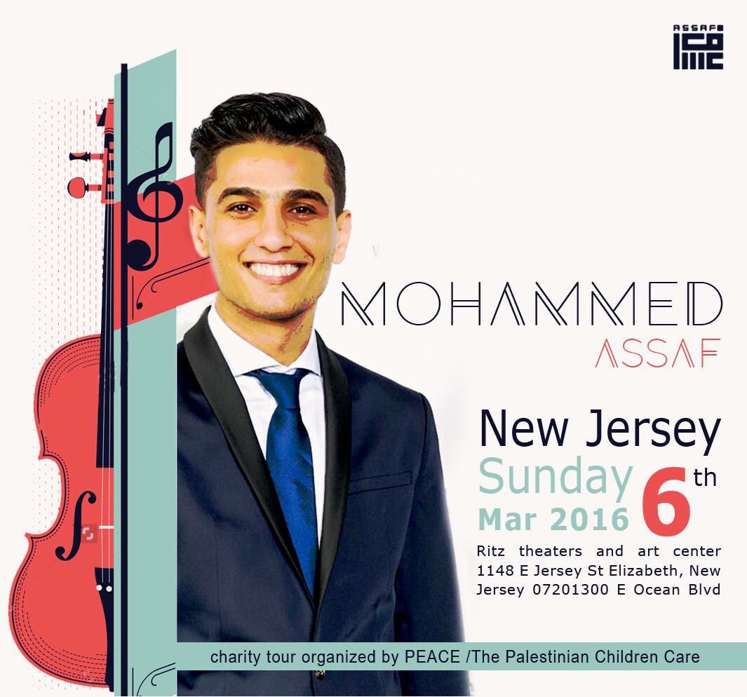 MohammedAssaf89's tweet photo. اليوم الأحد تستمر الجولة الأمريكية بحفل في مسرح الريتز للفنون في #نيوجيرسي 
#محمد_عساف #AssafUSTour2016 https://t.co/IRupJs6oL0