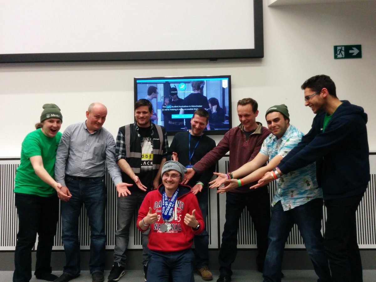 MLHacks's tweet photo. And finally, outstanding congratulations to first place winner, Finder! Thanks for hacking all #StudentHackIV https://t.co/qm6ndVdBay
