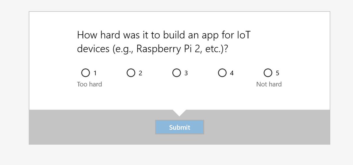 arcadio_garcia's tweet photo. The #WindowsFeedback is starting to ask really specific questions! #WindowsInsider #IoT #Windows10 #WebOnPi https://t.co/VvOjJCxCAm