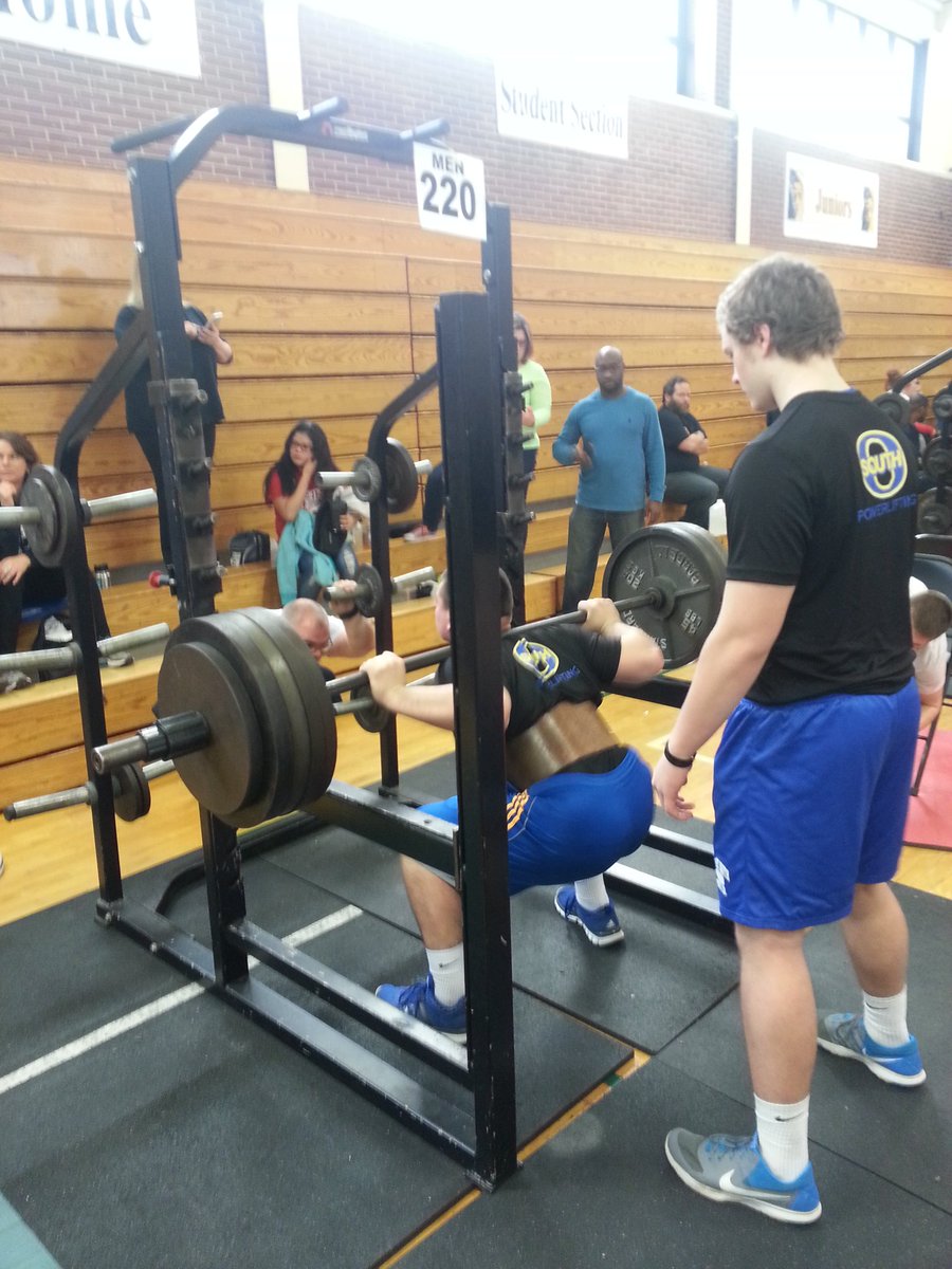 osffbc's tweet photo. #IssacStrong. State record of 475 pounds for Issac DeGraffenreid! Incredible! #SouthsideStrong. Great job Issac! https://t.co/lPO9XL8pev