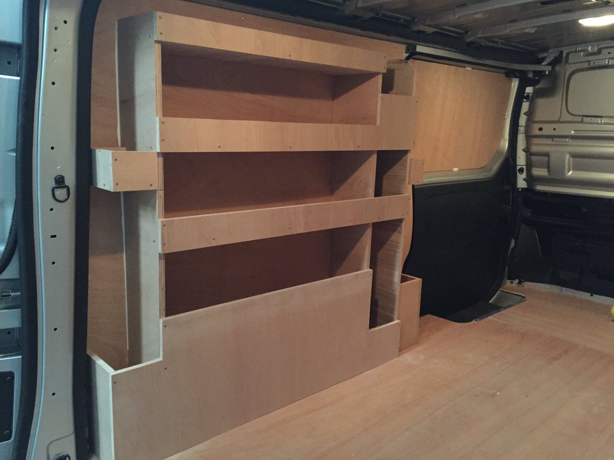 renault trafic shelving