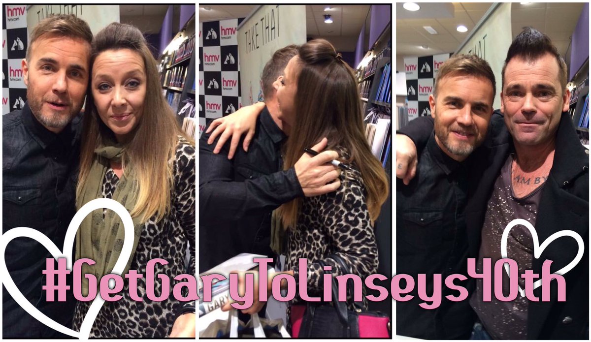 mikeasrobbie's tweet image. @GaryBarlow wife's 40 this yr she's a huge fan ironically wed to an RW tribute.Rob told me ud do anythin 4 a biscuit