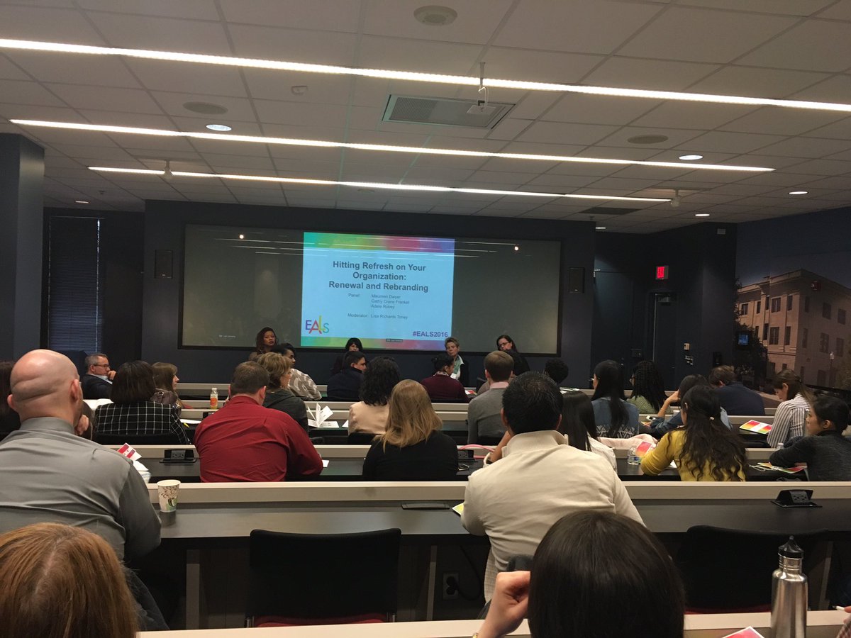 shrudance's tweet image. Hitting refresh on you organization session. #HittingRefresh #EALS2016 #OrgsandART @AUArtsDC @EALSAU