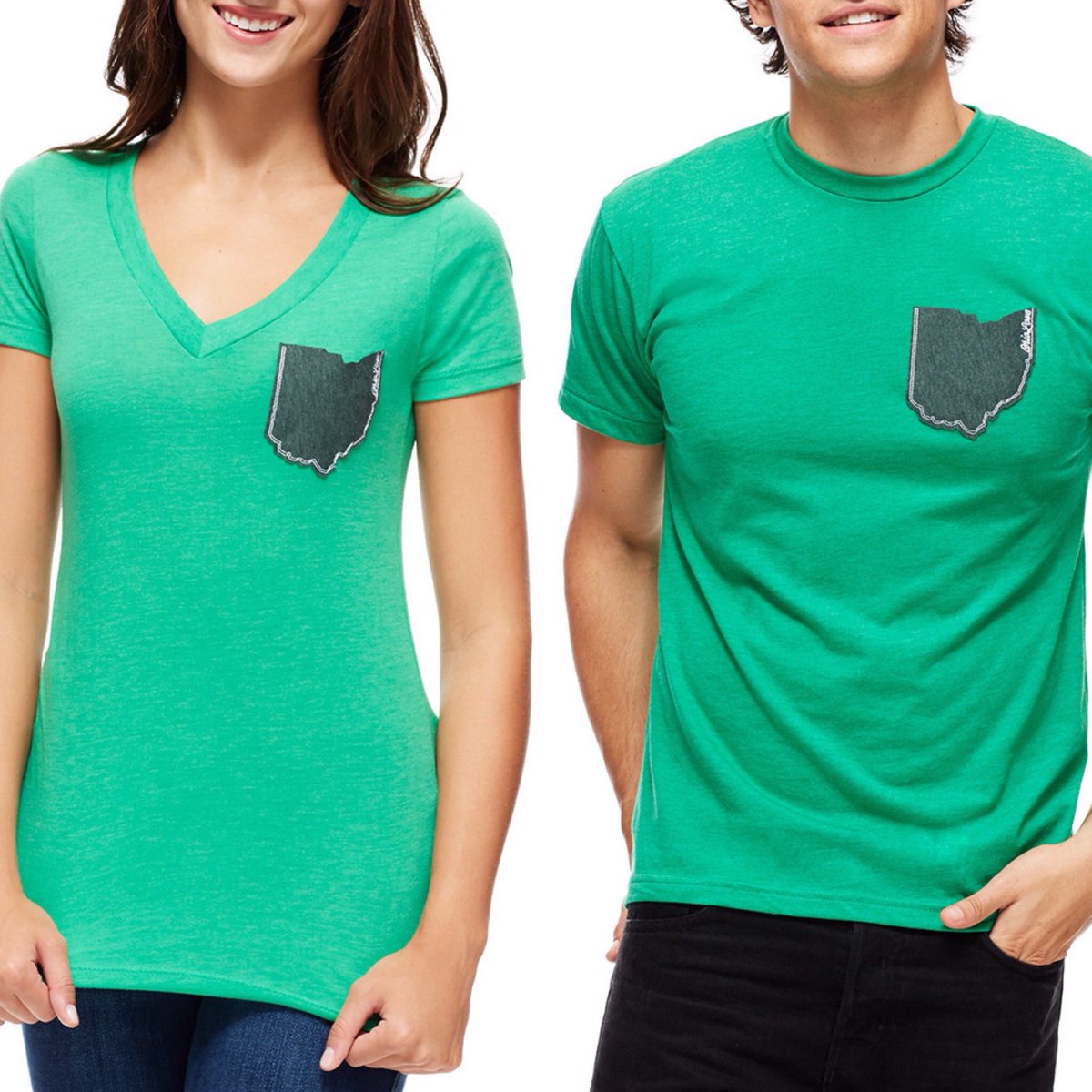 Are you ready for St. Paddy's Day? Gear up with these awesome #Ohio Pocket Tees! Shop Now at OhioLove.com
