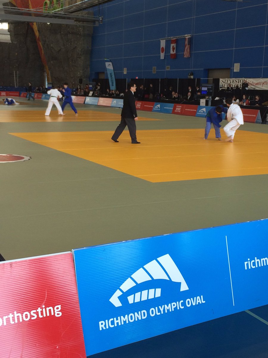 stevestonjudo's tweet image. Day 2 of the @PacIntJudo has started! Come join us at the @RichmondOval! #PacInt2016 @OfficialJudoBC