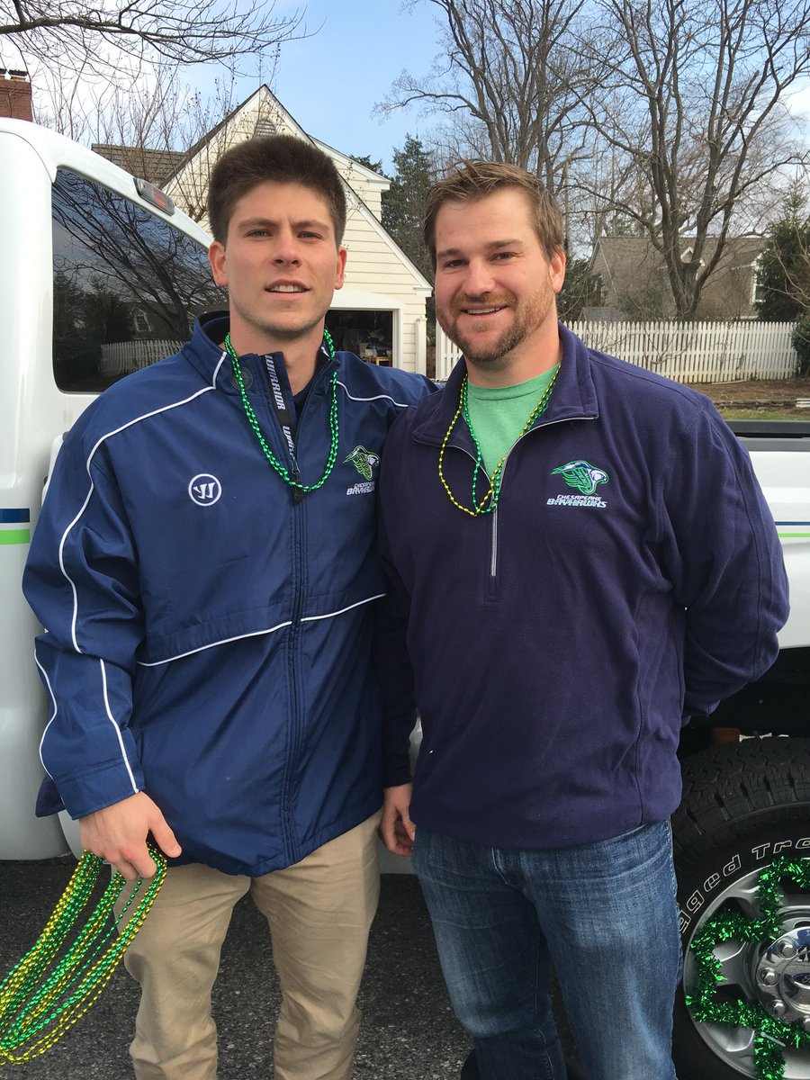 TheBayhawks's tweet photo. Bayhawks players out for the Annapolis St. Patty's Day parade https://t.co/ATOEtV8txw