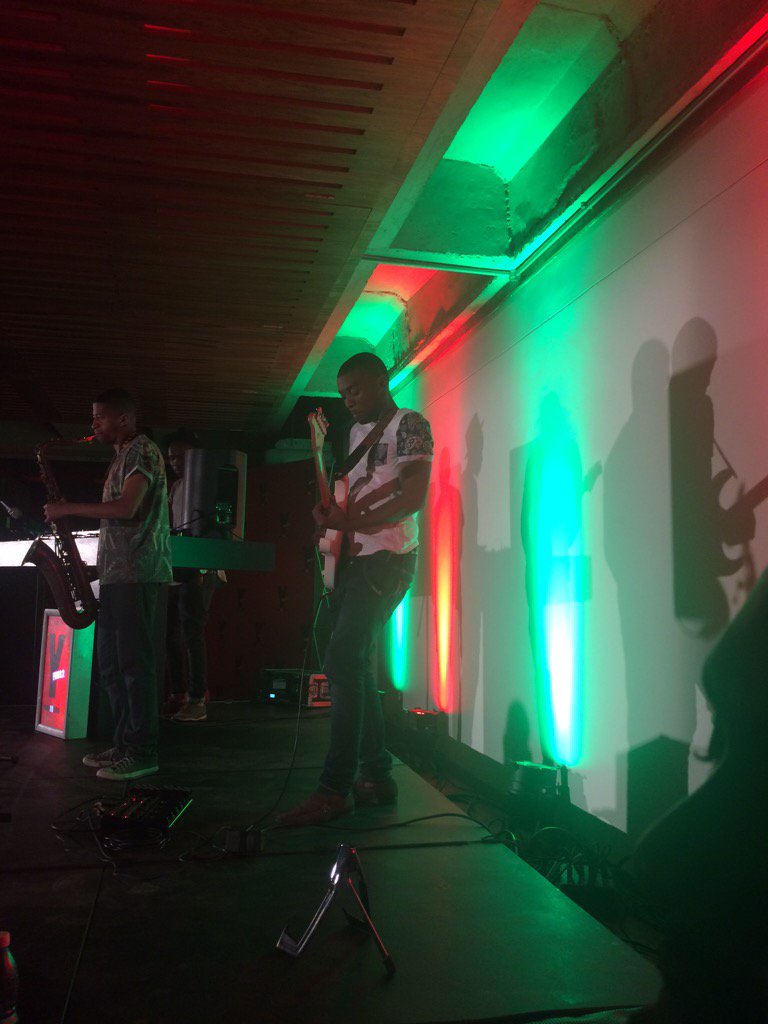 zonkifiyah's tweet photo. @dakruk and the live band killing it right now! #Abt2Blo https://t.co/qN2fPtdehM